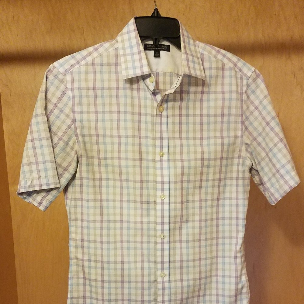 Banana Republic Men's Shirt Casual Short Sleeve